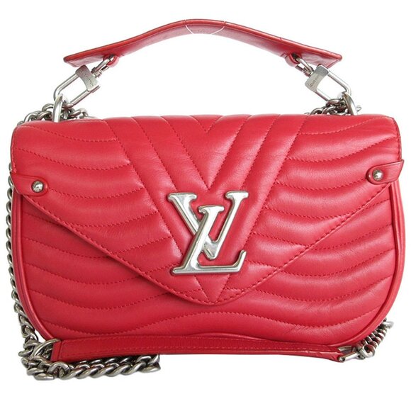 LOUIS VUITTON Red Leather Shoulder Bag - Picture 1 of 5